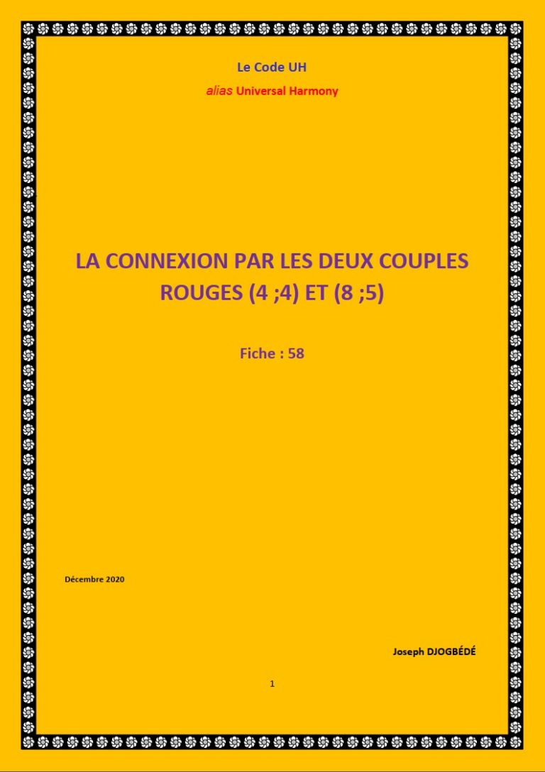 Fiche 62: ANALYSE DE LA CURIEUSE CROIX DU TABLEAU DE L’HARMONIE UNIVERSELLE